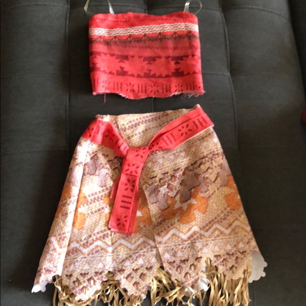 Moana Costume Size 4-6x